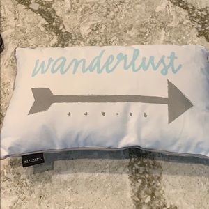 “Wanderlust” pillow